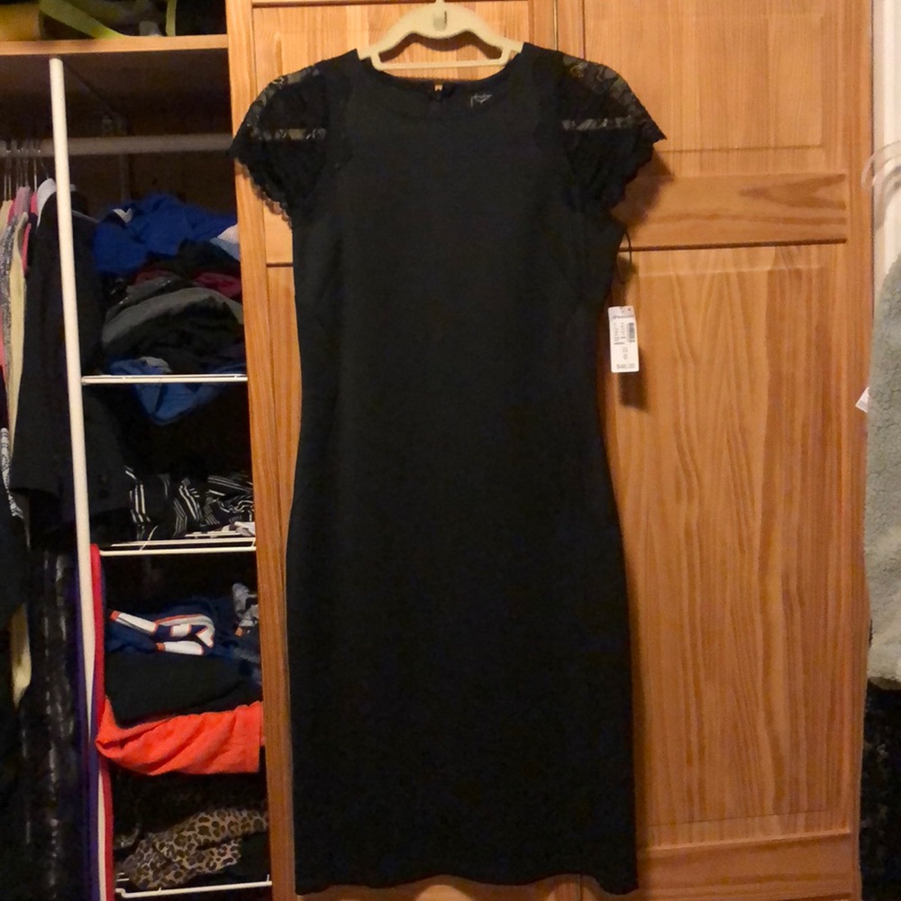 New . Black dress knee high